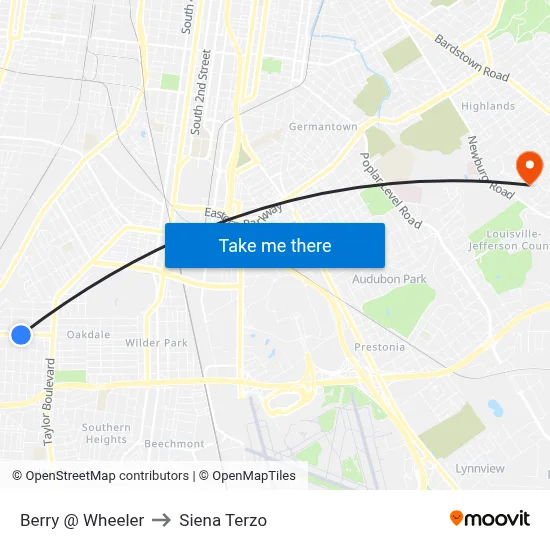 Berry @ Wheeler to Siena Terzo map