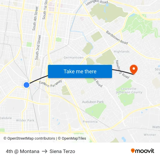 4th @ Montana to Siena Terzo map