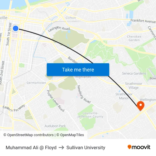 Muhammad Ali @ Floyd to Sullivan University map