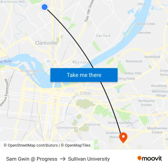 Sam Gwin @ Progress to Sullivan University map