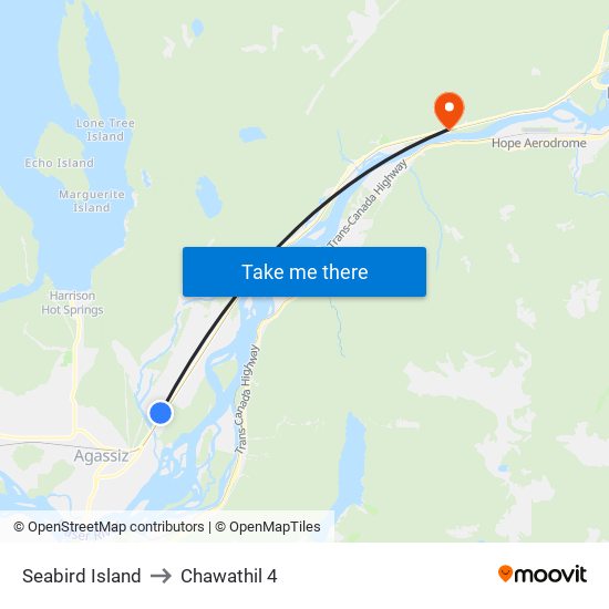 Seabird Island to Chawathil 4 map