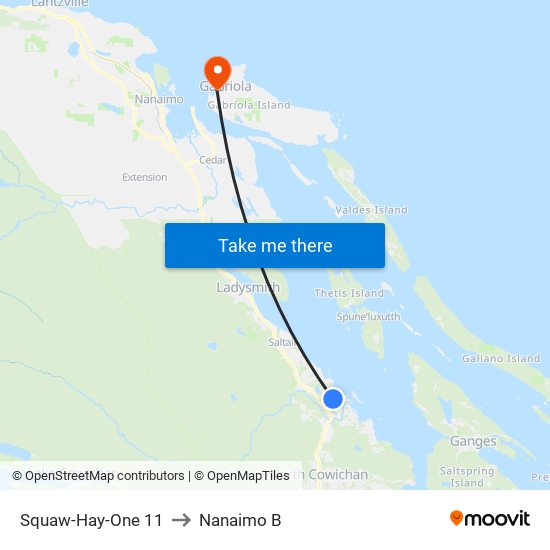 Squaw-Hay-One 11 to Nanaimo B map