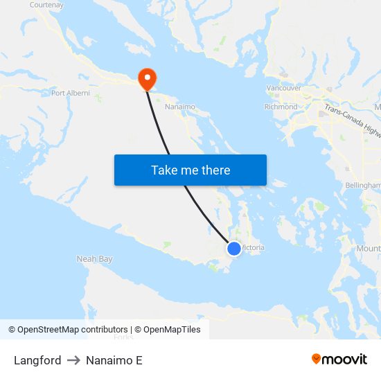 Langford to Nanaimo E map