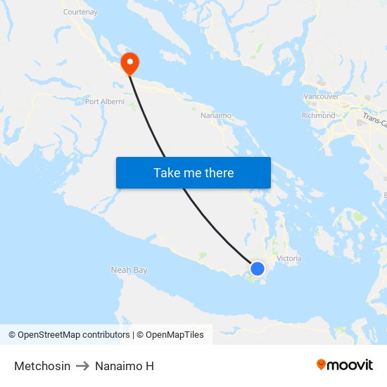 Metchosin to Nanaimo H map