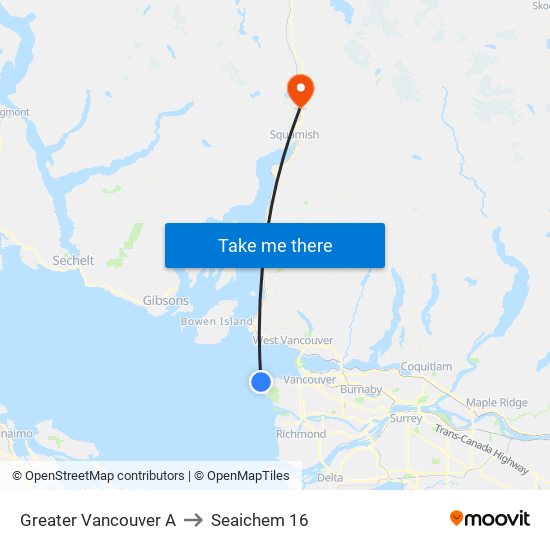 Greater Vancouver A to Seaichem 16 map