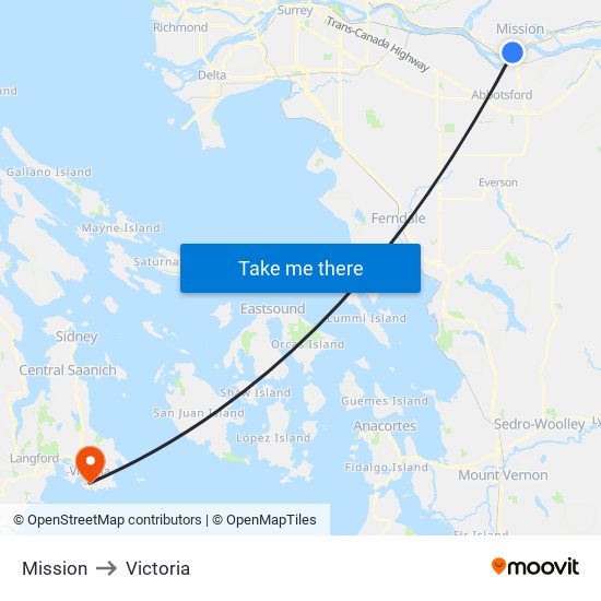 Mission to Victoria map