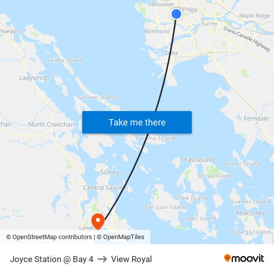 Joyce Station @ Bay 4 to View Royal map