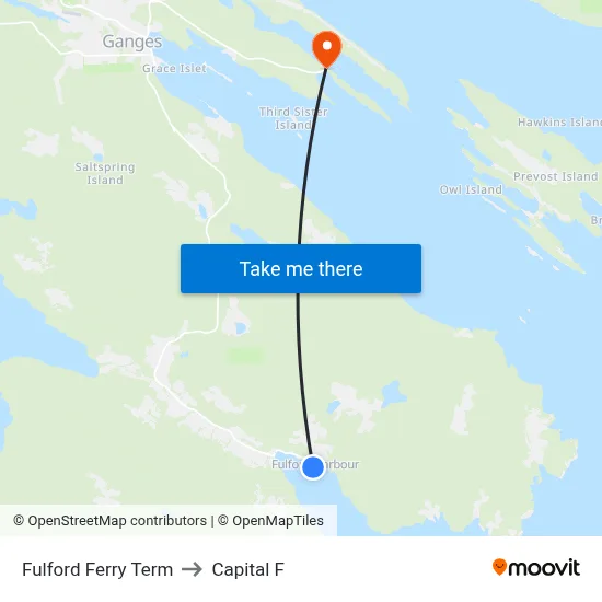Fulford Ferry Term to Capital F map