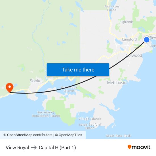 View Royal to Capital H (Part 1) map