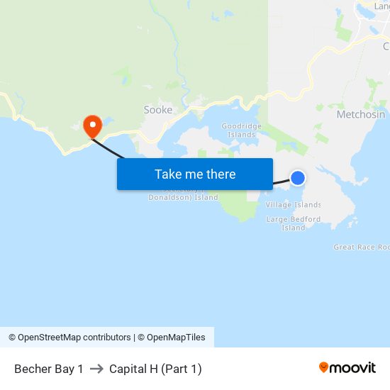 Becher Bay 1 to Capital H (Part 1) map