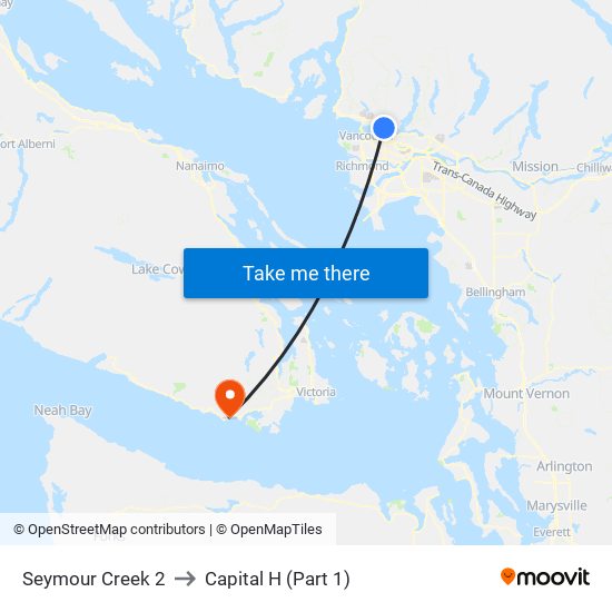 Seymour Creek 2 to Capital H (Part 1) map