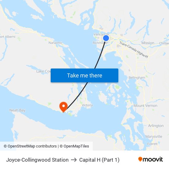 Joyce-Collingwood Station to Capital H (Part 1) map