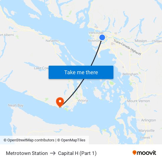 Metrotown Station to Capital H (Part 1) map