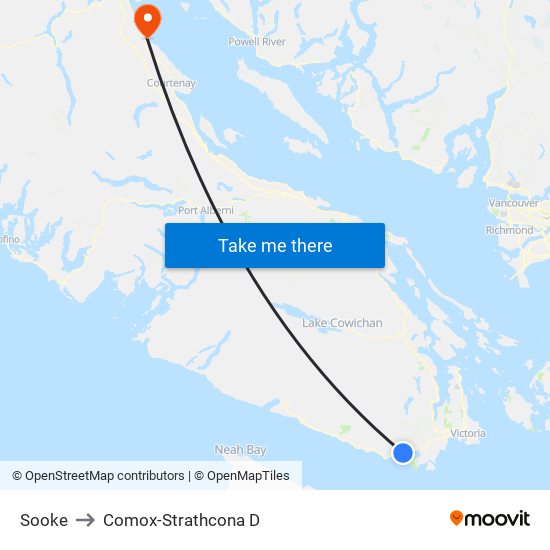 Sooke to Comox-Strathcona D map