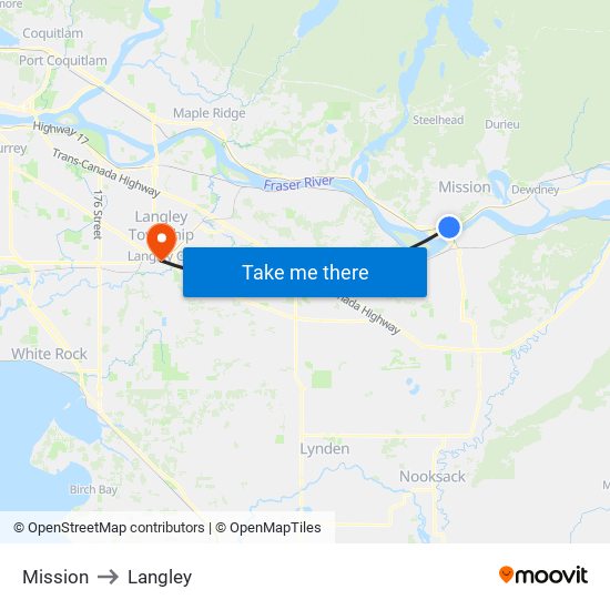 Mission to Langley map