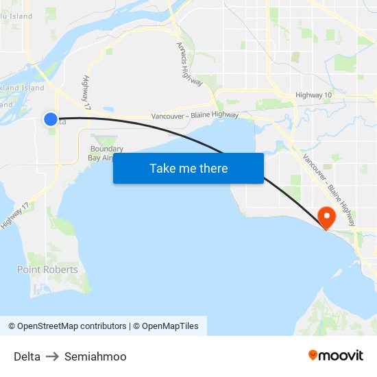 Delta to Semiahmoo map