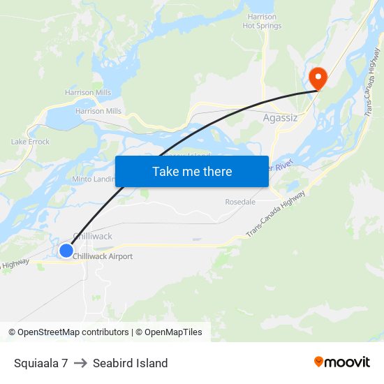 Squiaala 7 to Seabird Island map