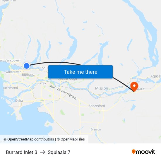 Burrard Inlet 3 to Squiaala 7 map
