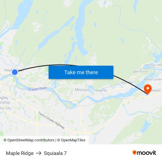 Maple Ridge to Squiaala 7 map