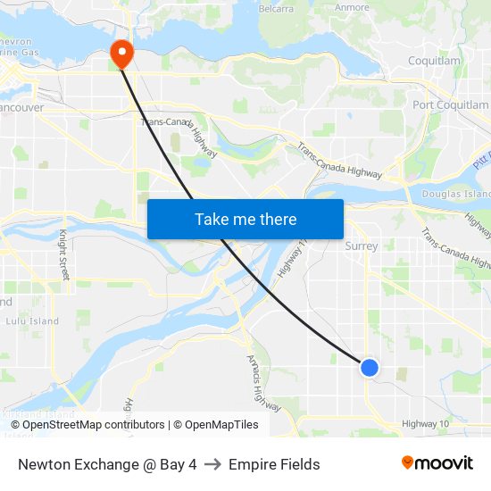 Newton Exchange @ Bay 4 to Empire Fields map