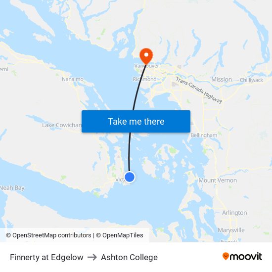 Finnerty at Edgelow to Ashton College map