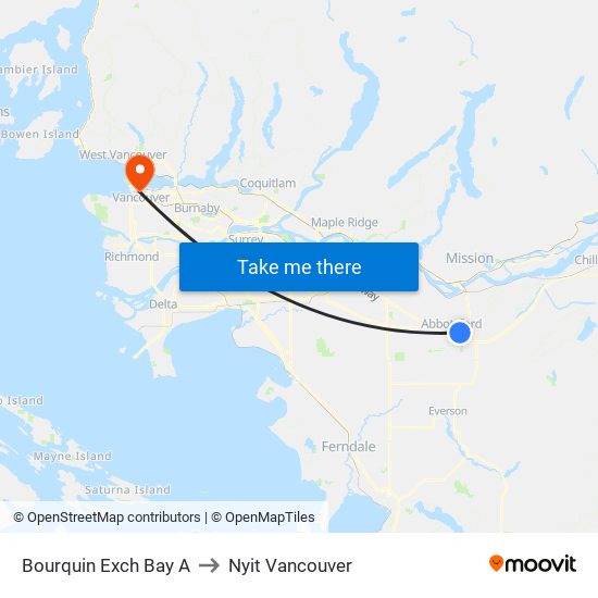 Bourquin Exch to Nyit Vancouver map