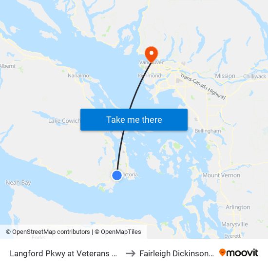 Langford Pkwy at Veterans Memorial Pkwy to Fairleigh Dickinson University map