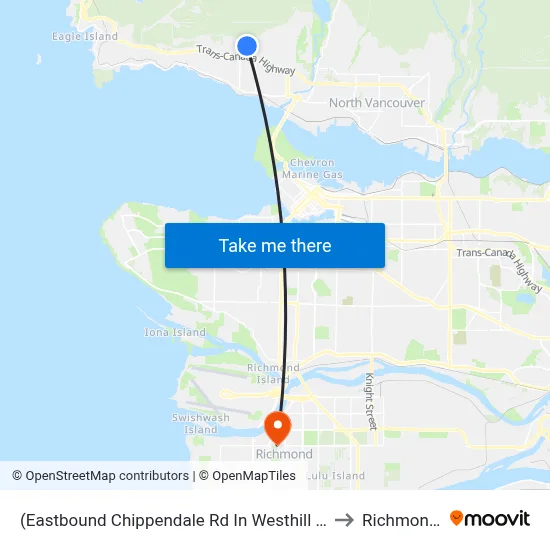 (Eastbound Chippendale Rd In Westhill Dr Area) (Flag) to Richmond, BC map