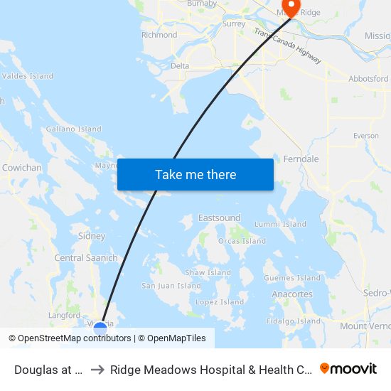 Douglas at View to Ridge Meadows Hospital & Health Care Centre map