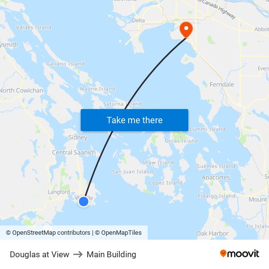 Douglas at View to Main Building map