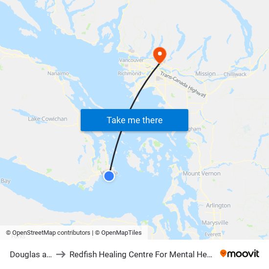 Douglas at View to Redfish Healing Centre For Mental Health and Addiction map