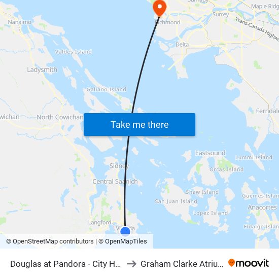 Douglas at Pandora - City Hall to Graham Clarke Atrium map