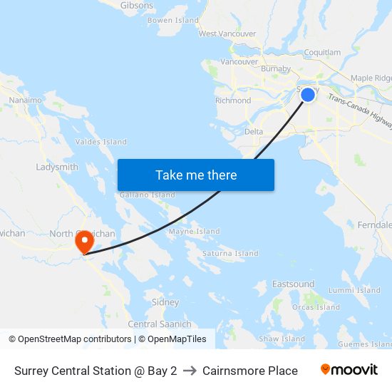 Surrey Central Station @ Bay 2 to Cairnsmore Place map