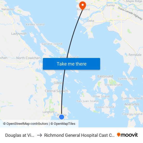 Douglas at View to Richmond General Hospital Cast Clinic map