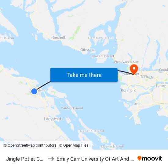 Jingle Pot at Calder to Emily Carr University Of Art And Design map