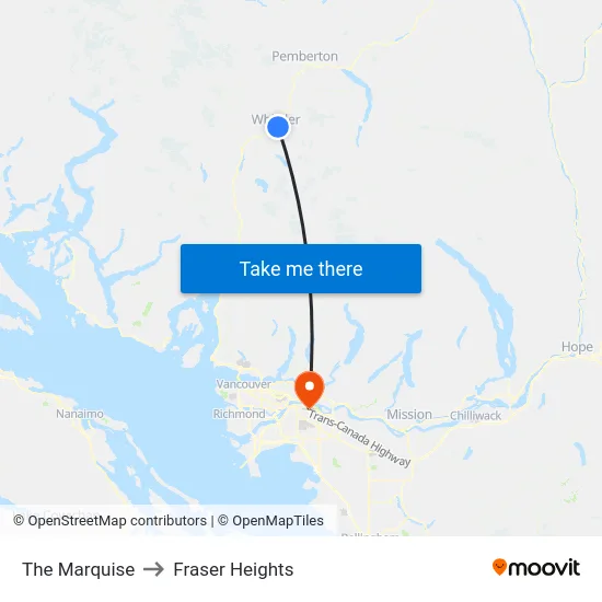 The Marquise to Fraser Heights map