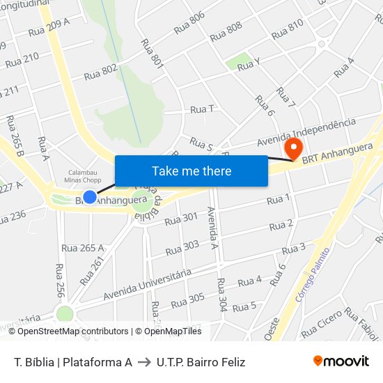 T. Bíblia | Plataforma A to U.T.P. Bairro Feliz map