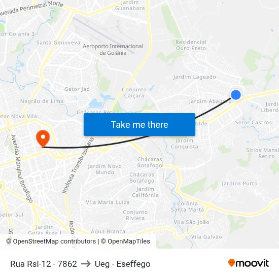Rua Rsl-12 - 7862 to Ueg - Eseffego map