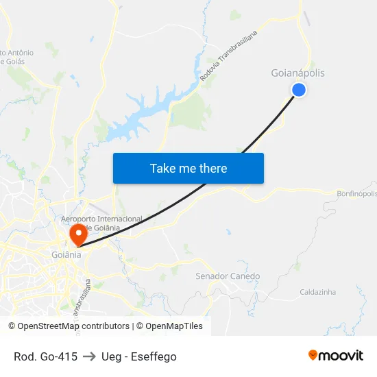 Rod. Go-415 to Ueg - Eseffego map