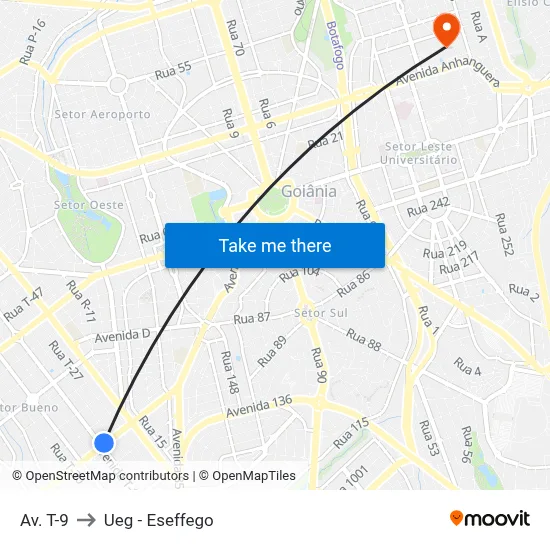 Av. T-9 to Ueg - Eseffego map