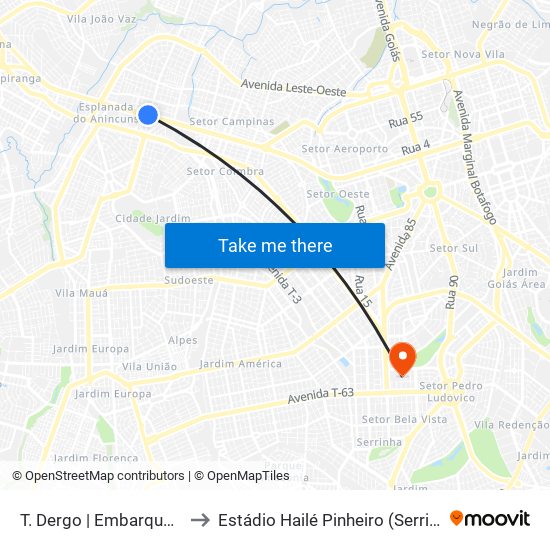 T. Dergo | Embarque A1 to Estádio Hailé Pinheiro (Serrinha) map