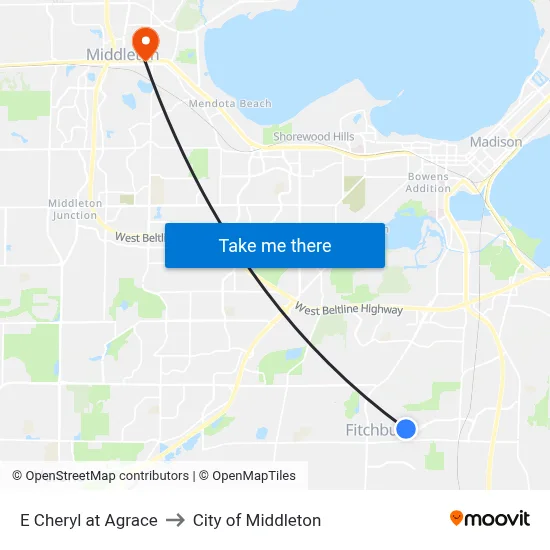 E Cheryl at Agrace to City of Middleton map