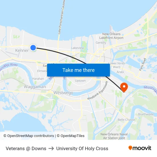 Veterans @ Downs to University Of Holy Cross map