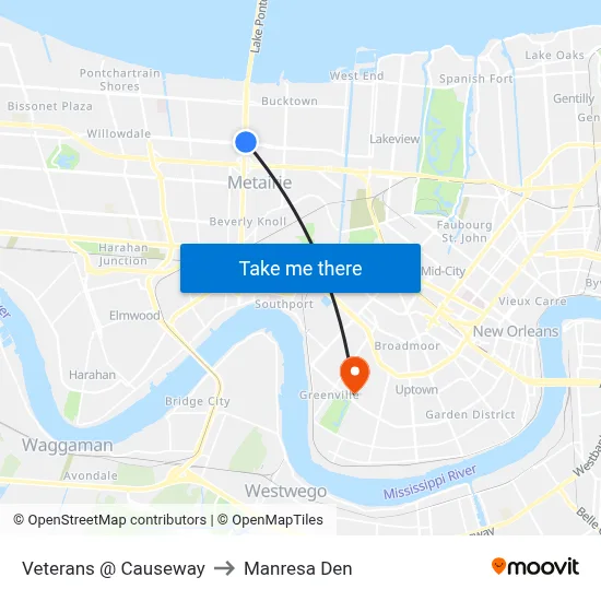 Veterans @ Causeway to Manresa Den map