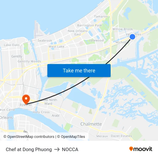 Chef at Dong Phuong to NOCCA map