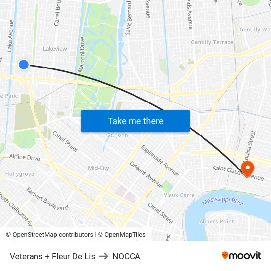 Veterans + Fleur De Lis to NOCCA map