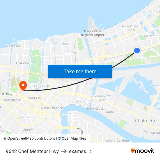 9642 Chef Menteur Hwy to examss.. :| map