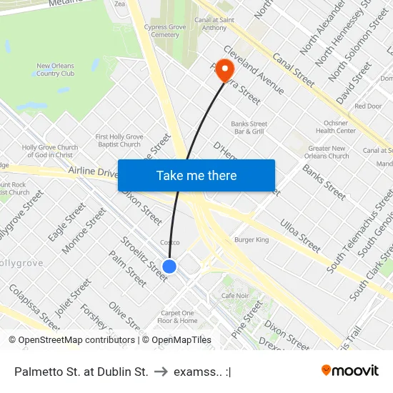 Palmetto St. at Dublin St. to examss.. :| map