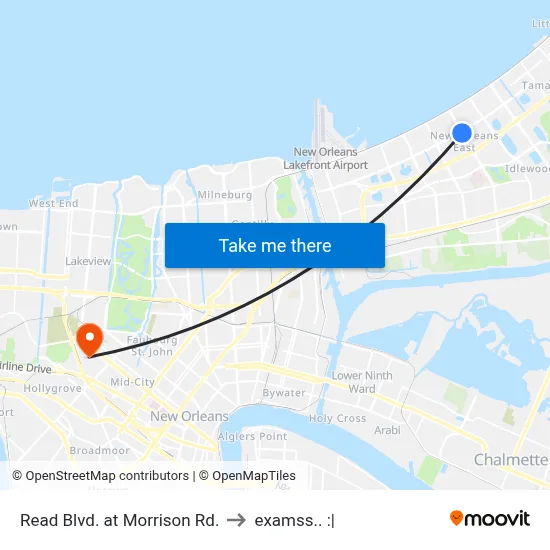 Read Blvd. at Morrison Rd. to examss.. :| map