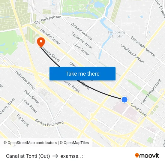 Canal at Tonti (Out) to examss.. :| map